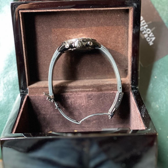 Men’s Bulova Accutron Model #65B139 Chronograph with Scuda rubber band - Picture 6 of 8